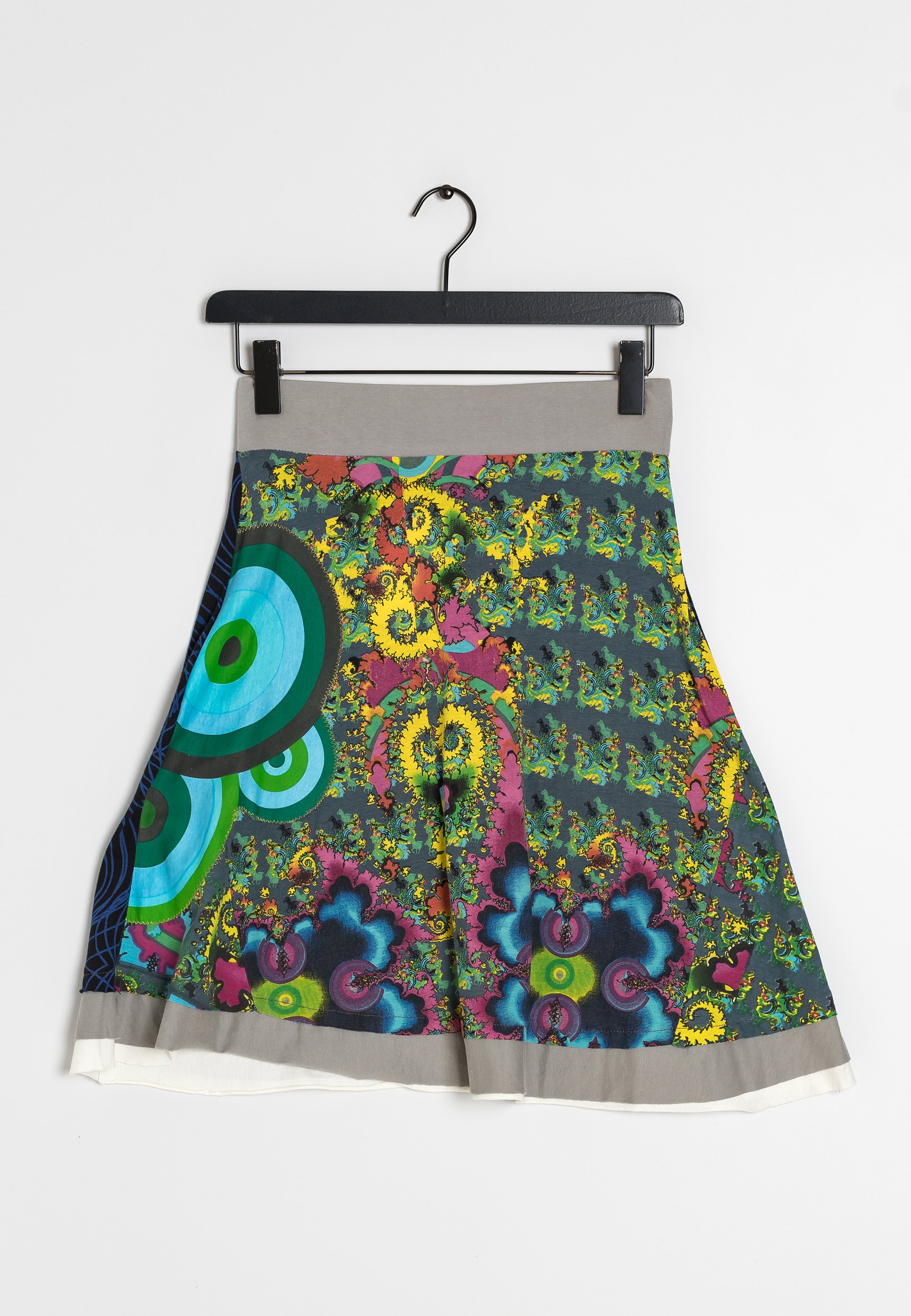 Desigual Jupe Longue Imprimée Femme De Coloris Bleu