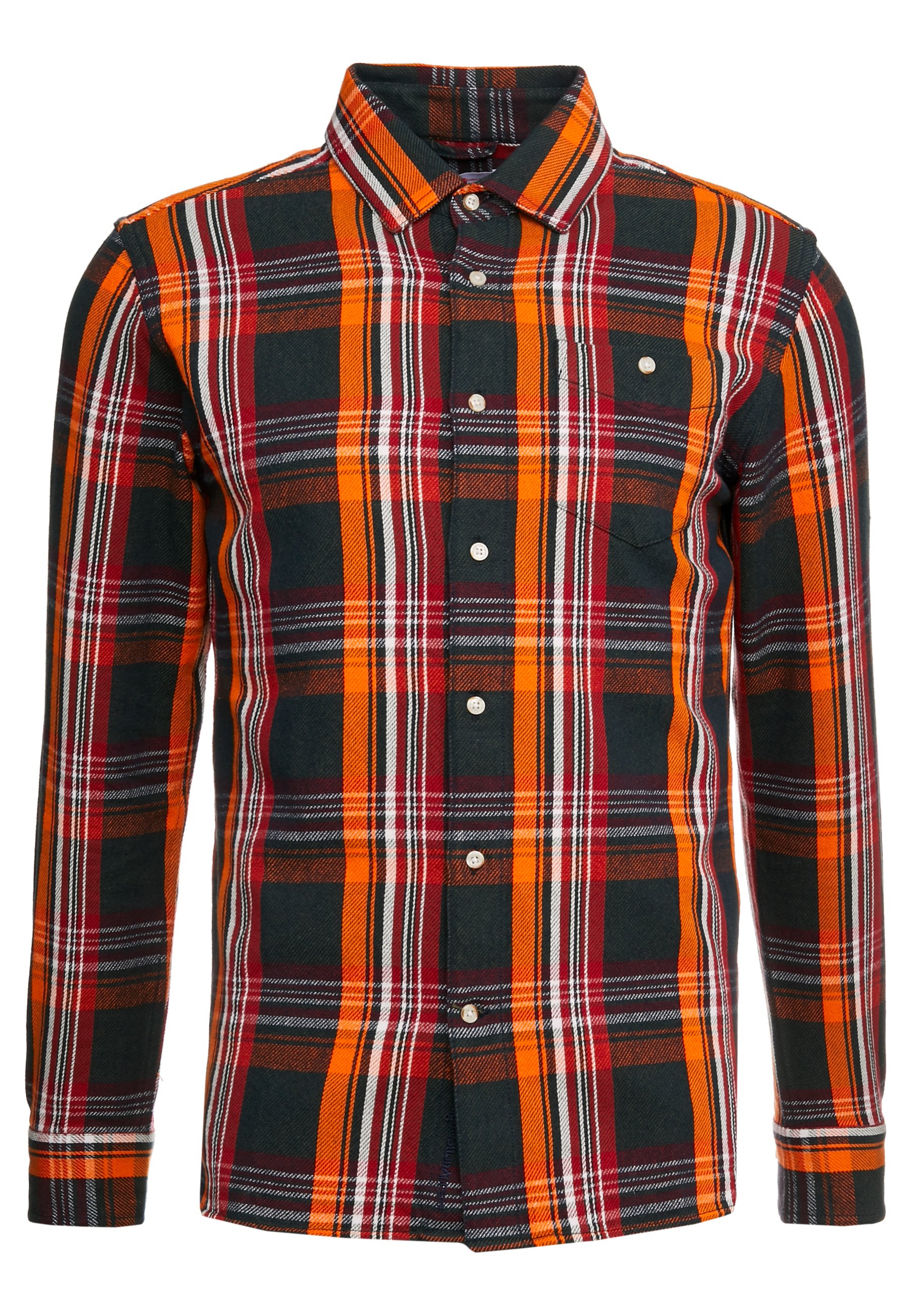 Knowledge Cotton Apparel LONG SLEEVE CHECKED Skjorte Knowledge Cotton Apparel LONG SLEEVE SHIRT - Skjorte - total eclipse