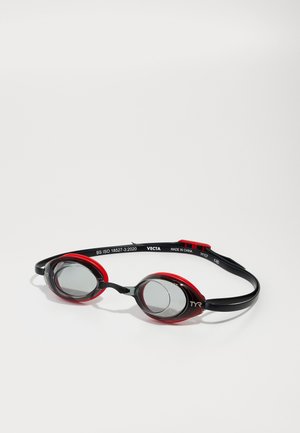 VECTA NON-MIRRORED ADULT FIT GOGGLES UNISEX - Lunettes de natation - smoke/red/black