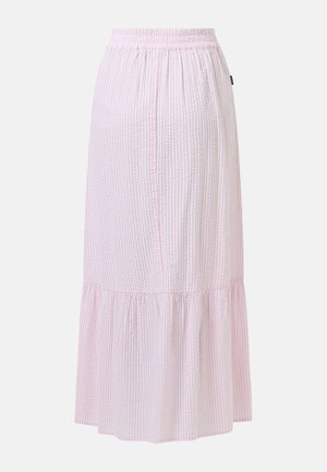 Seaside, MARINA LONG SKIRT W - Maxinederdele - mauve stripe
