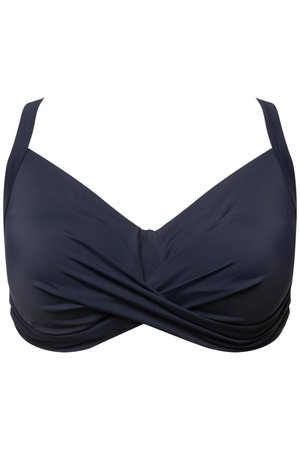 Ulla Popken, TWIST - Bikini-Top - navy blue