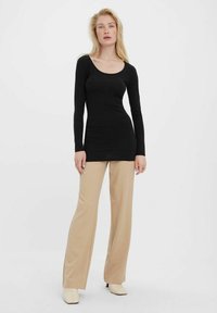 Vero Moda 2-ER STÜCK - Langarmshirt - schwarz