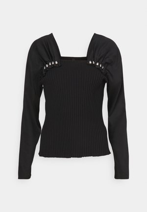 Long sleeved top - black