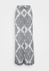 ONLHAIRON PULL UP  - Pantalon classique - cloud dancer/black