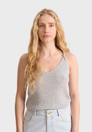 Top - silver coloured