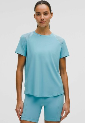 lululemon SCULPT SHORT SLEEVE - T-shirt till träning - washed blue