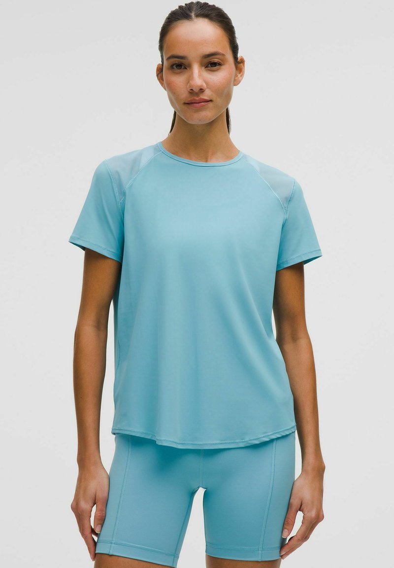 lululemon SCULPT SHORT SLEEVE - Sport T-shirt - washed blue