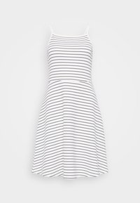 ONLDEMI DRESS  - Džersejové šaty - cloud dancer/navy