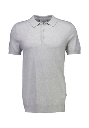 S/S  - Poloshirt - fair grey mel
