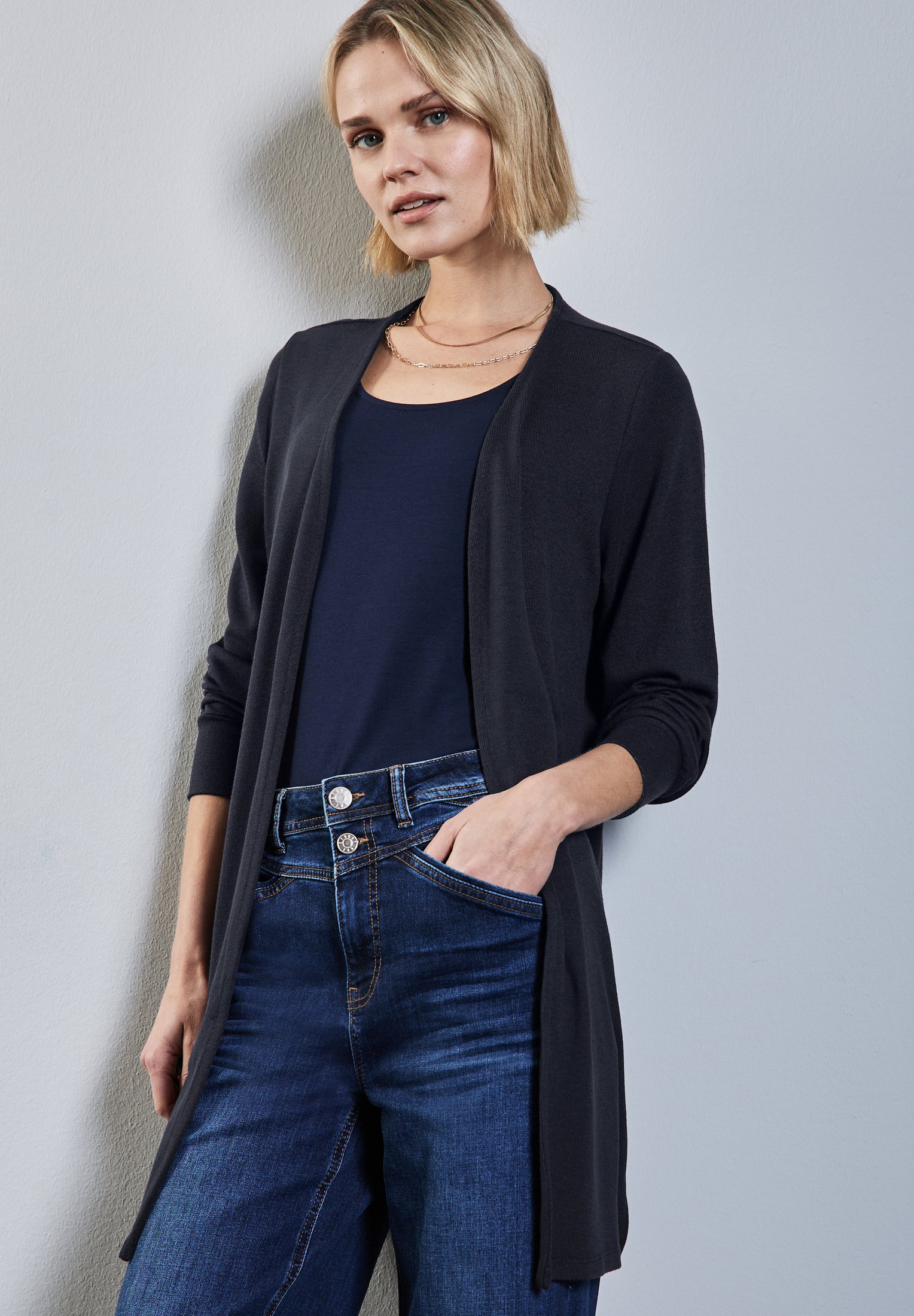 Zalando Zero GrÃ¼ne Strickjacke Zalando Cartoon Strickjacke Blau