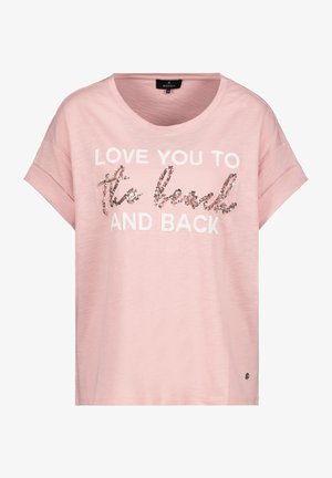 Print T-shirt - blush