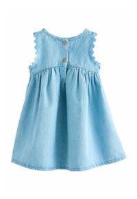 Next REGULAR FIT - RIC RAC SLEEVELESS - Denní šaty - blue denim