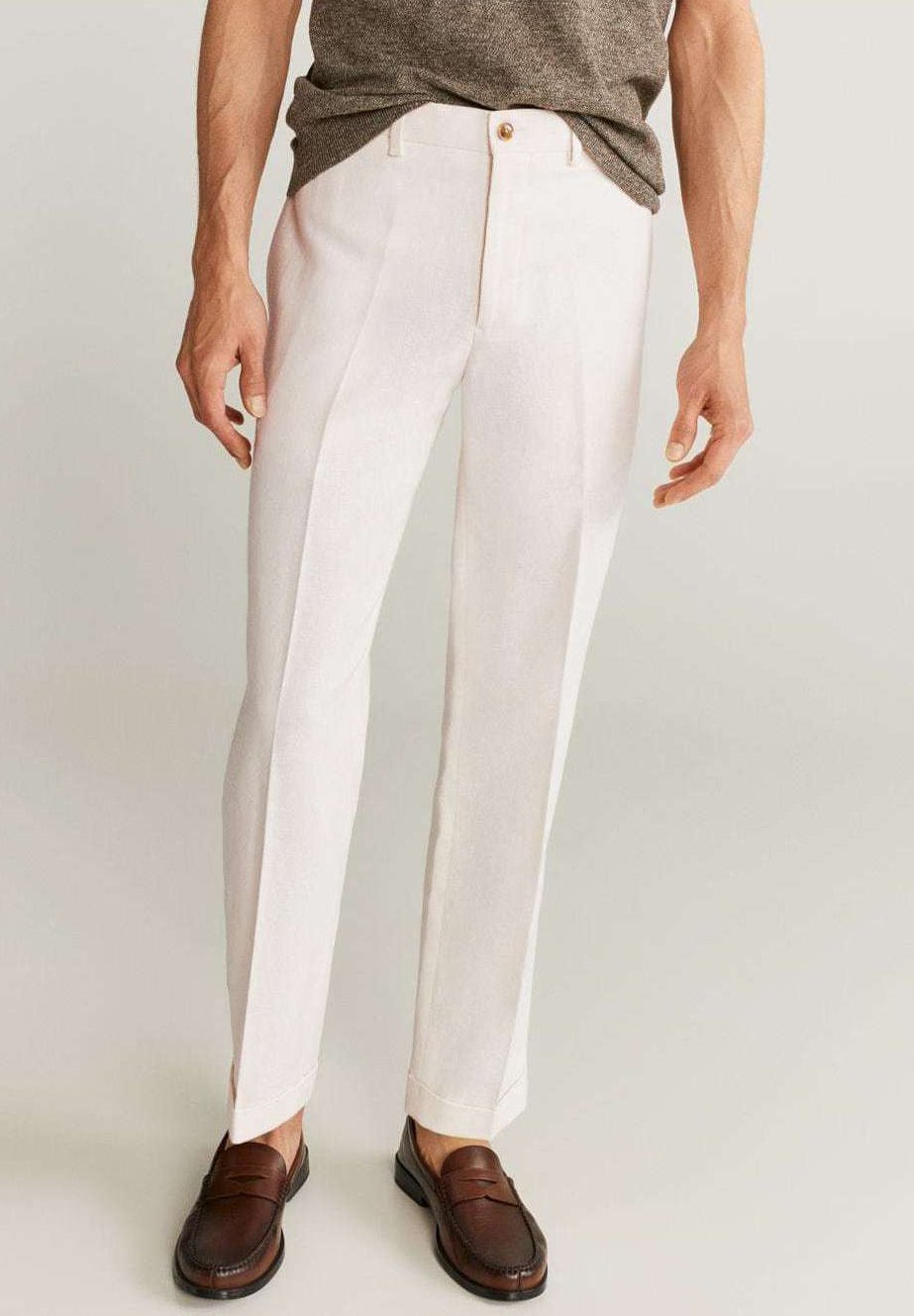 pantalon homme blanc