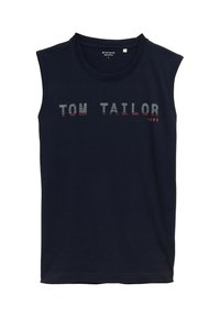 TOM TAILOR TANK MIT LOGO - Top - sky captain blue