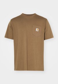 POCKET - Základné tričko - coconut