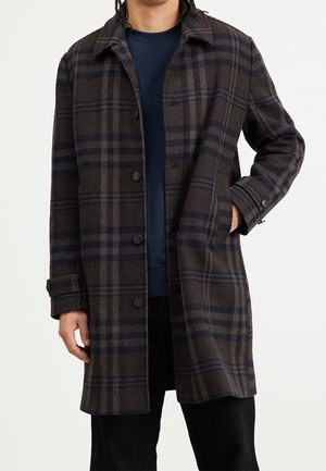 Klassischer Mantel - dark brown