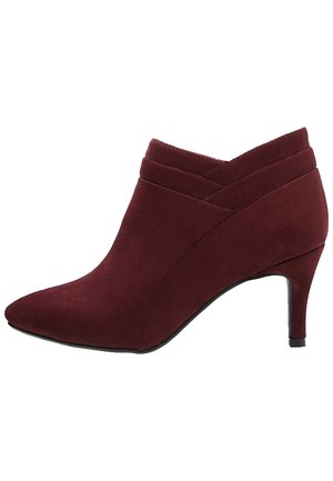 Boots à talons - bordeaux