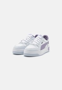 Puma CARINA STREET - Tenisky - white/pale plum/silver mist