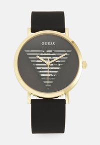 Guess IDOL UNISEX - Karóra - black/gold-coloured
