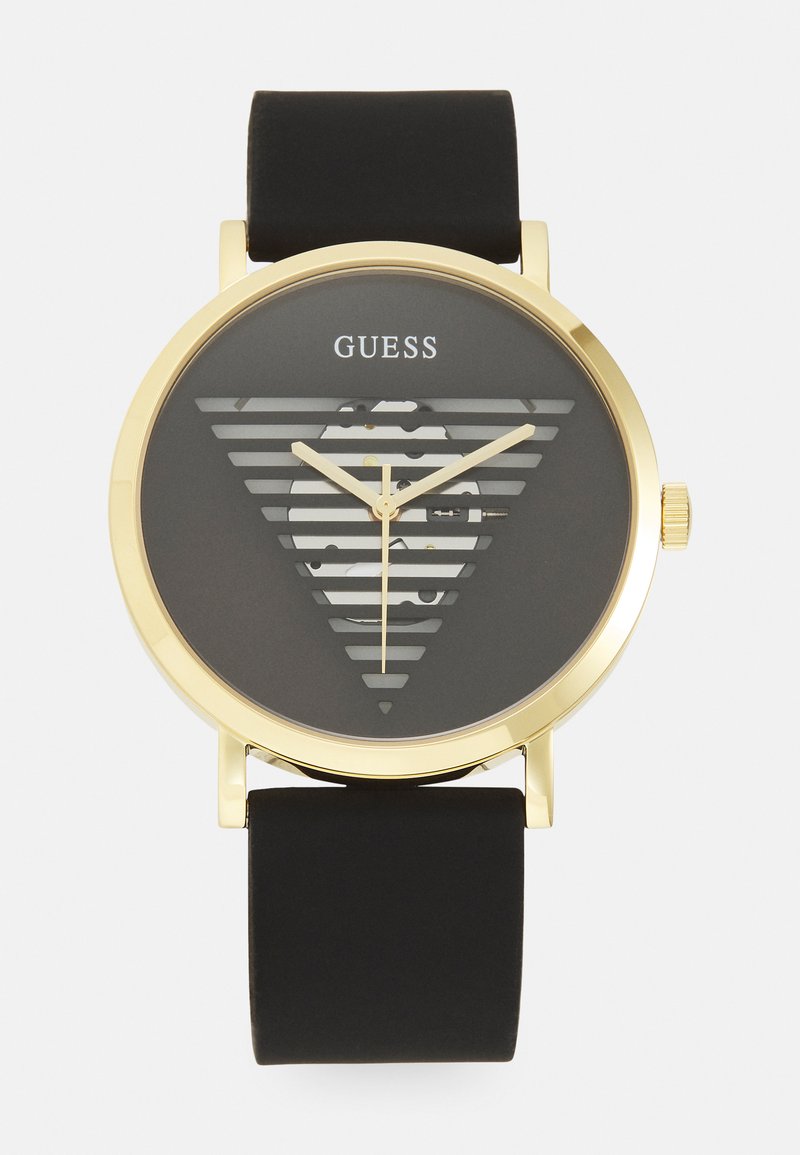 Guess IDOL UNISEX - Karóra - black/gold-coloured