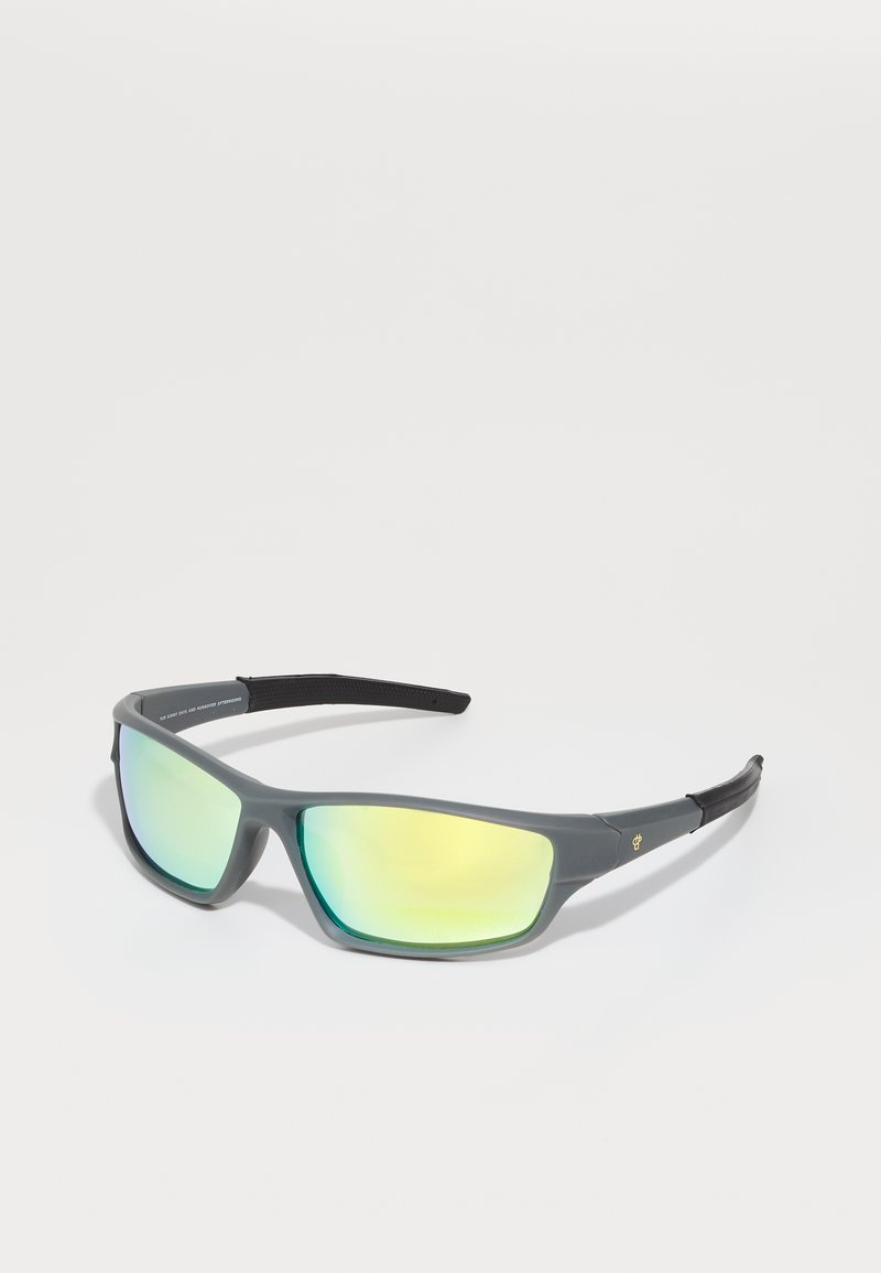 CHPO UNISEX - Päikeseprillid - matte grey/turquoise