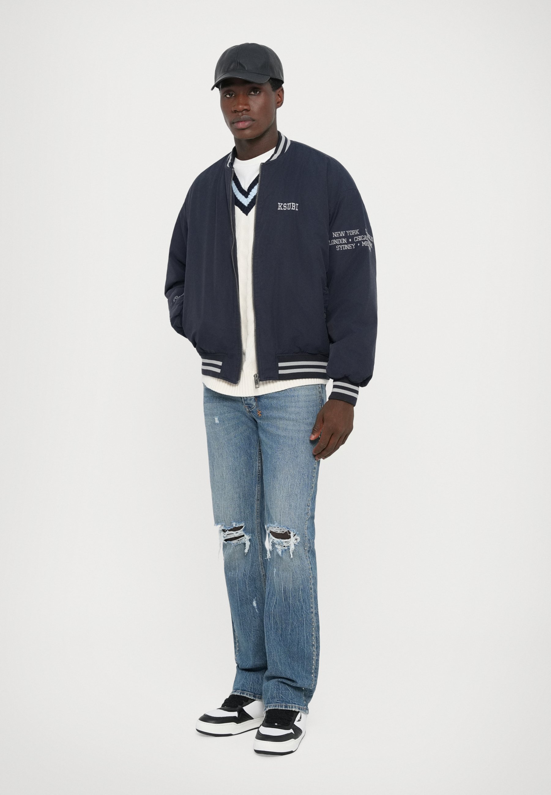 Ksubi ROYALTY - Bomber Jacket - navy/blue - Zalando.co.uk