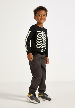 Lindex, LINDEX TOP WITH GLOW IN THE DARK MOTIF LINDEX - Pitkähihainen paita - black