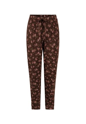 Hunkemöller, HUNKEMÖLLER JERSEY PYJAMA PANTS - Nachtwäsche Hose - brown