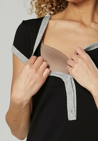 Happy Mama NURSING  - Nightie - black