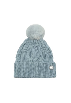 TANGLED CUFF POM - Beanie - light pastel blue