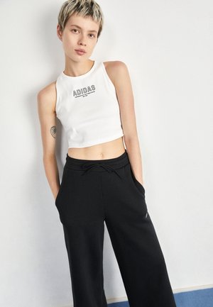 adidas Sportswear CROP - Μπλούζα - white