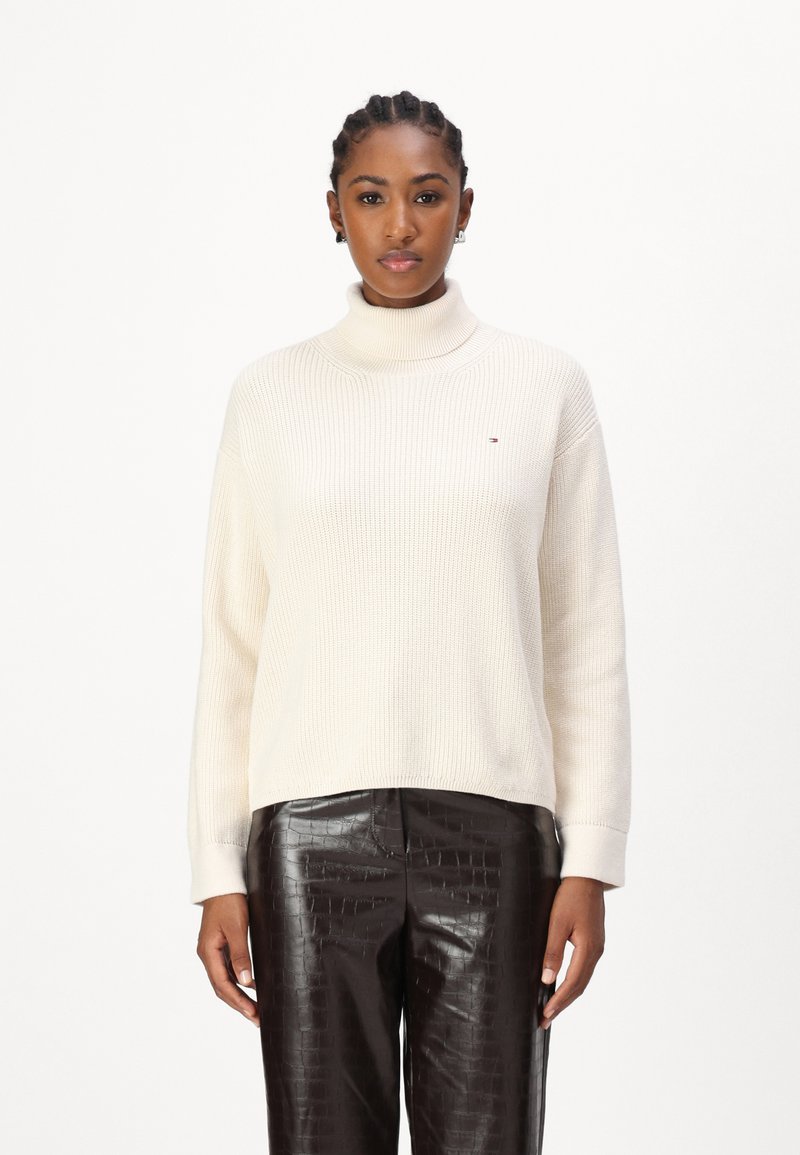 Tommy Hilfiger CARDI SWEATER - Pulover - ivory petal