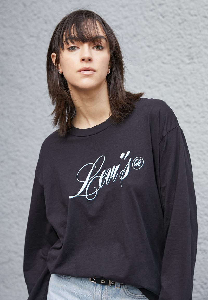 Levi's® GRAPHIC REESE TEE Long sleeved top black agate/black