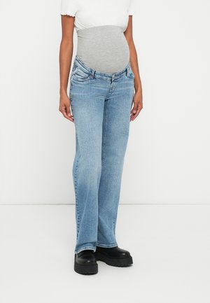 OLMJUICY - Straight leg jeans - medium blue denim