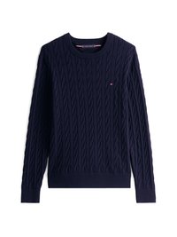 CLASSIC CABLE CREW NECK - Strickpullover - desert sky