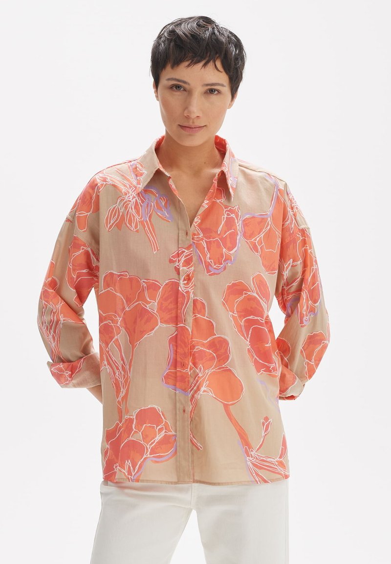 OPUS LANGARM FENLO BLOOM - Camicia - watermelon