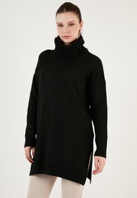 LELA Strickpullover - black