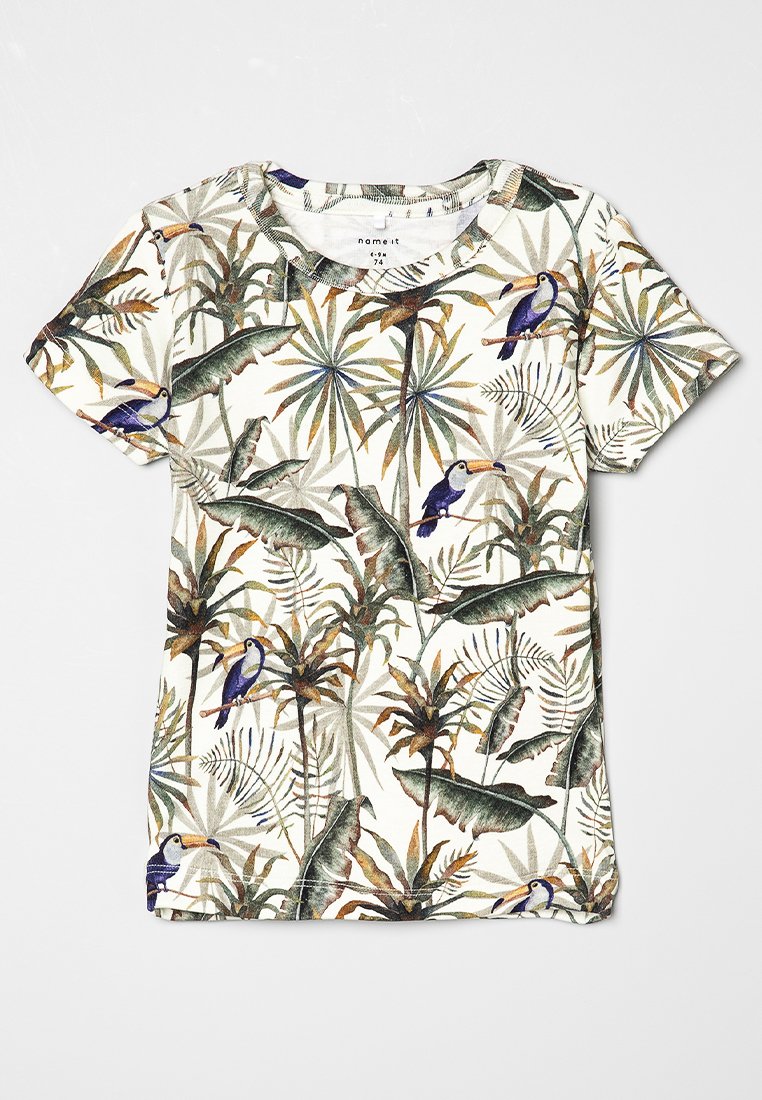 name it T-shirt print crème