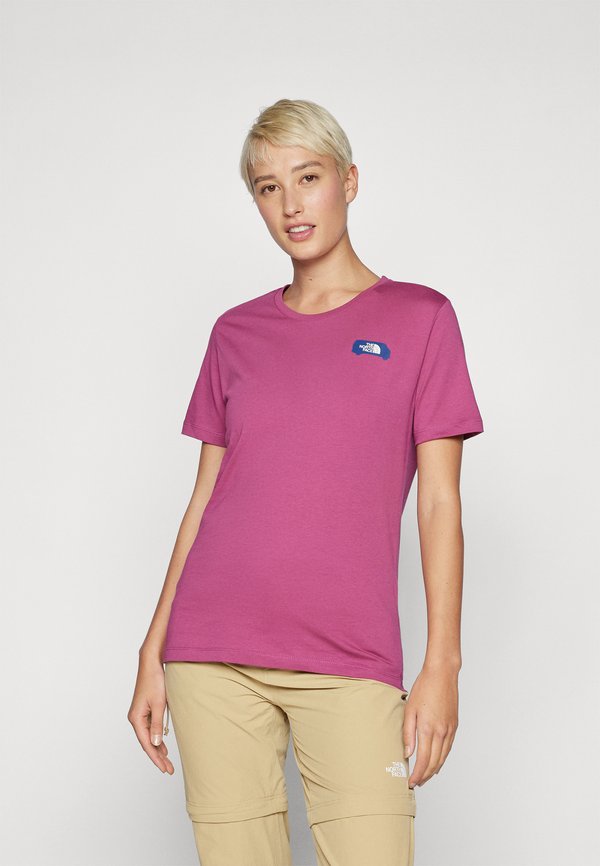 OUTDOOR GRAPHIC TEE - Print T-shirt - cyber berry4