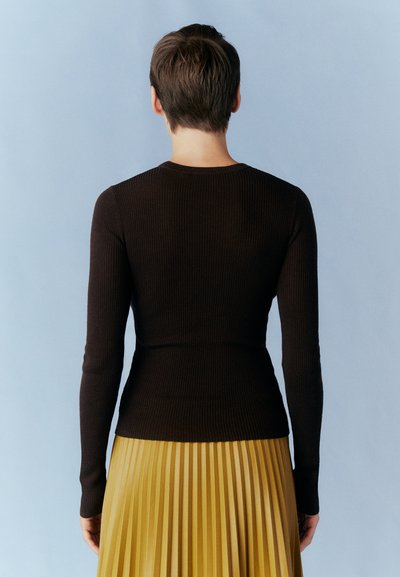 Tiger of Sweden OVIE - Striktrøje - dark chokolate