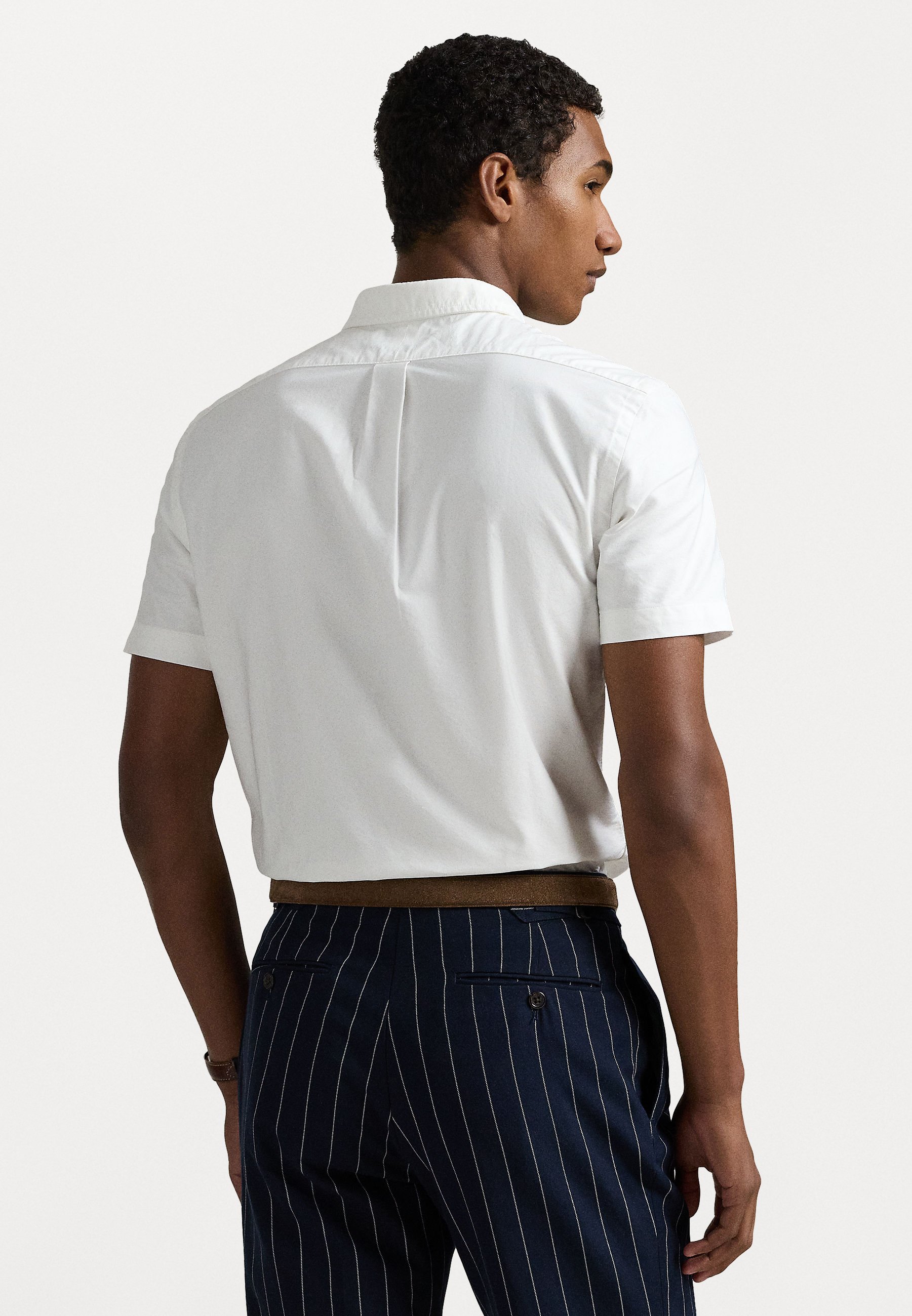 Polo Ralph Lauren SLIM FIT OXFORD SHIRT - Cămașă - white/alb