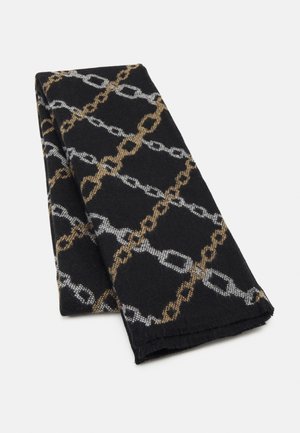 Schal - black /camel /off-white