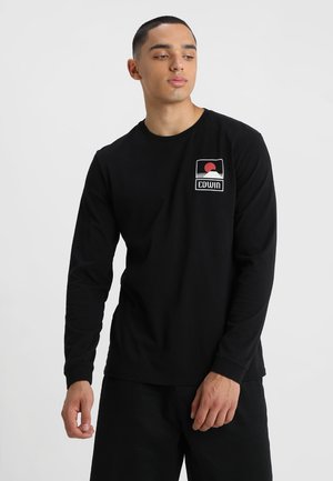 SUNSET ON FUJI - Long sleeved top - black