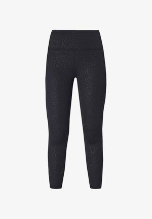 Sweaty Betty, ALL DAY 7/8 LEGGINGS EMBOSS - Tights - black reptile emboss print