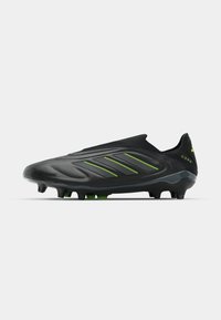 COPA PURE III ELITE LACELESS FIRM GROUND FOOTBALL BOOTS - Firm-ground football boots - core black/dgh solid grey/lucid lemon