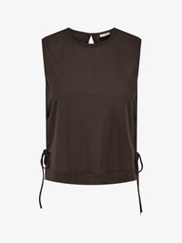 Unselected, chocolate brown