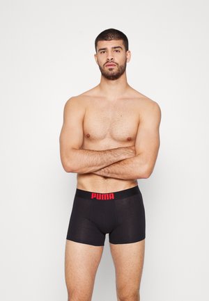 Puma PLACED LOGO 2 PACK - Calzoncillos - red/black