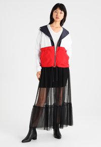 Urban Classics Summer jacket - navy/white/firered