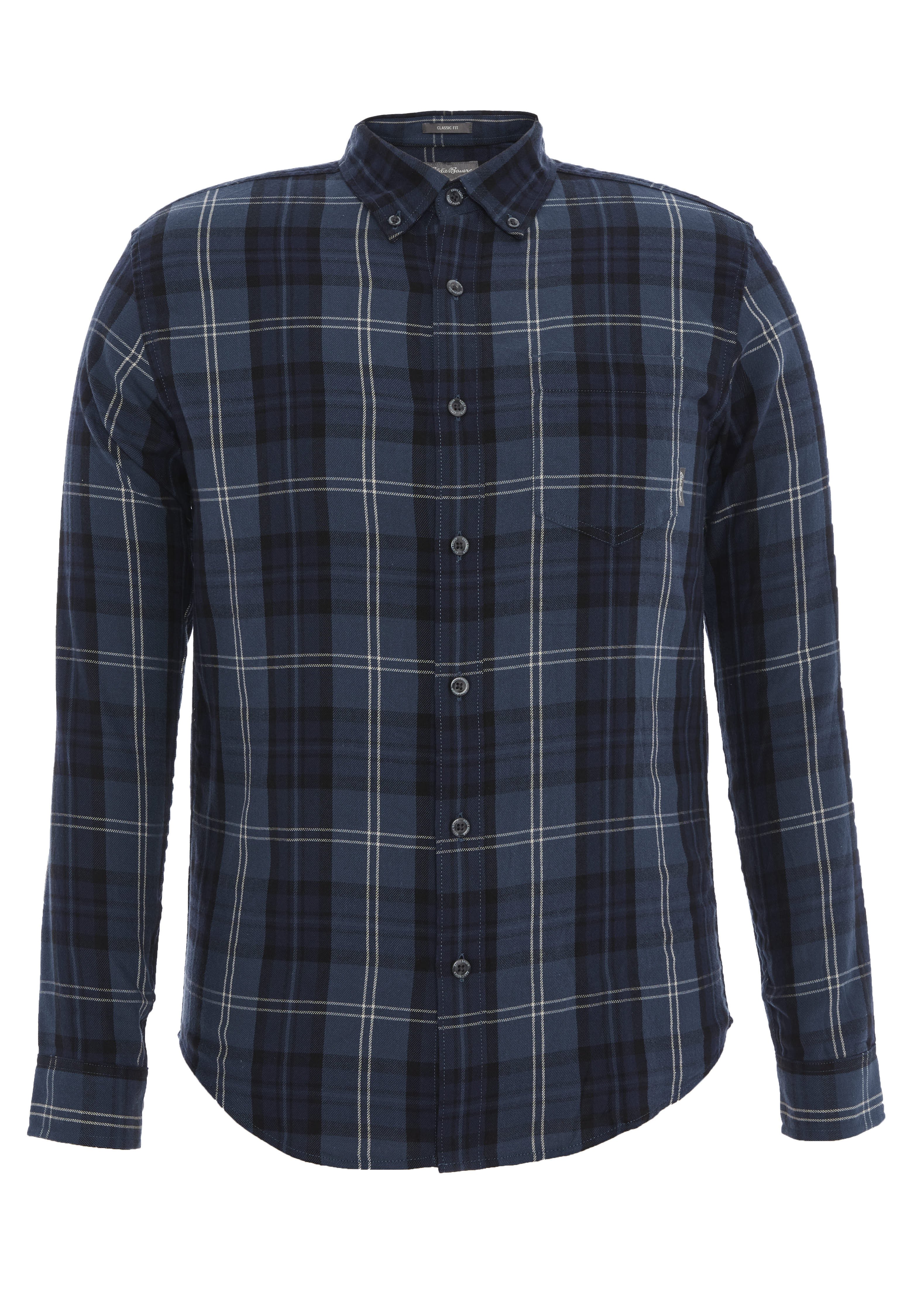 dark blue flannel