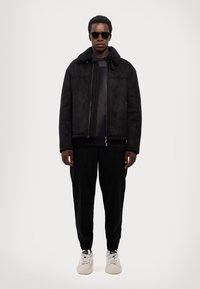 Armani Exchange BLOUSON - Jakna iz umetnega usnja - black